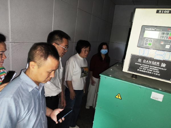 检查安养院自有柴油发电机运行情况