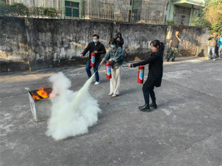 广州市残疾人就业培训服务中心开展2024年下半年消防安全演练